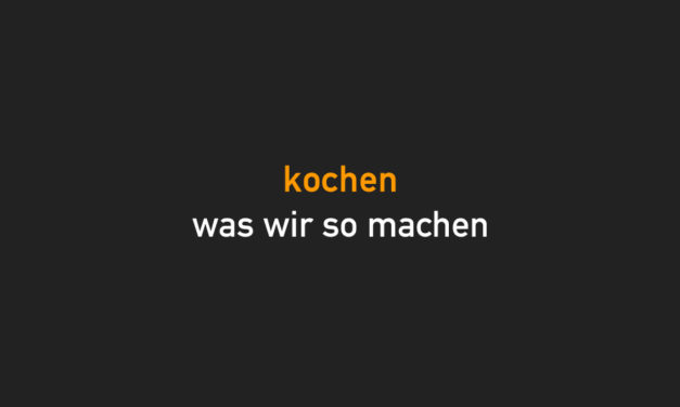 Hey Jürgen, was kocht ihr denn so?